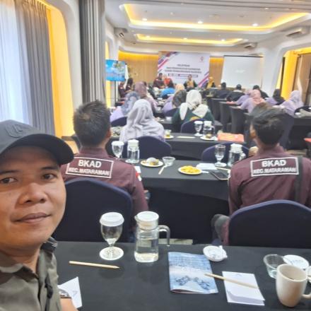 Pambakal Desa Tanah Abang Hadiri Kegiatan Peningkatan Kapasitas KPM se-Kecamatan Mataraman Tahun 202